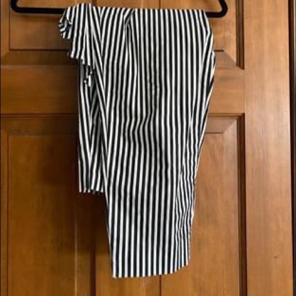 ZARA stripped black and white pants - Picture 2 of 2